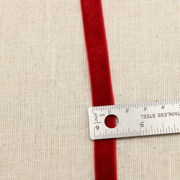 Red Velvet Choker Japanese velvet Adjustable Necklace red Chokers (#58) - Picture 5 of 11